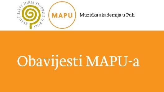 Obavijest o uputama za online upise u...