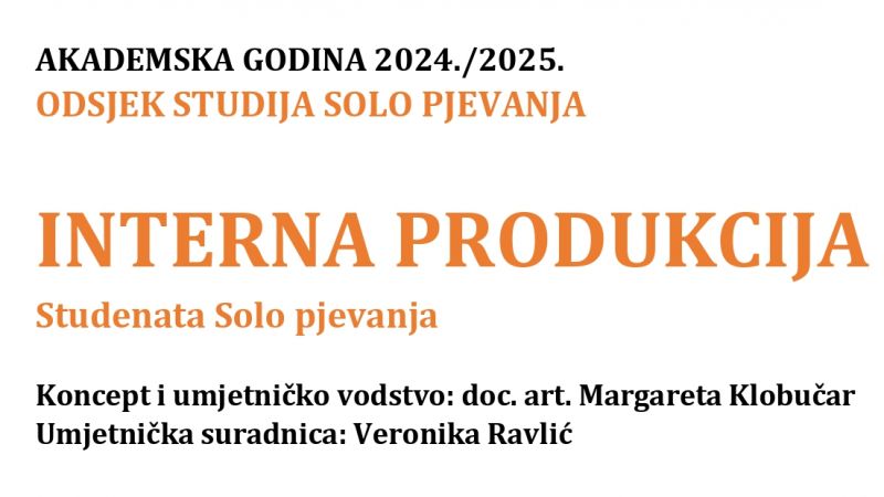 Interna produkcija - klasa doc. art....