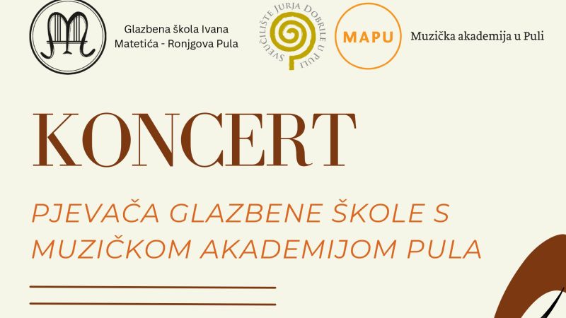 Koncert pjevača Glazbene škole i MAPU